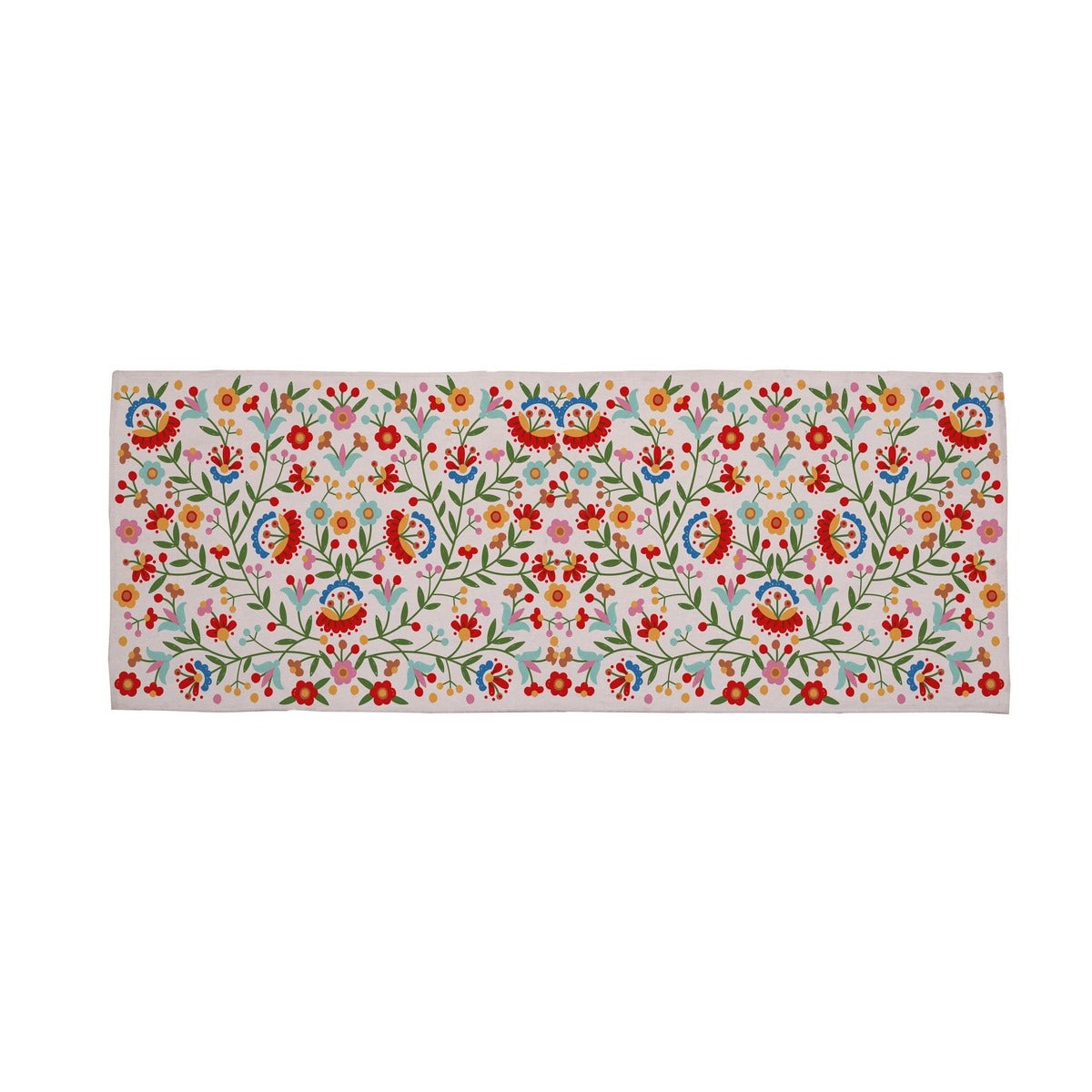 Tapis De Cuisine Mexican Flowers - Multicolore