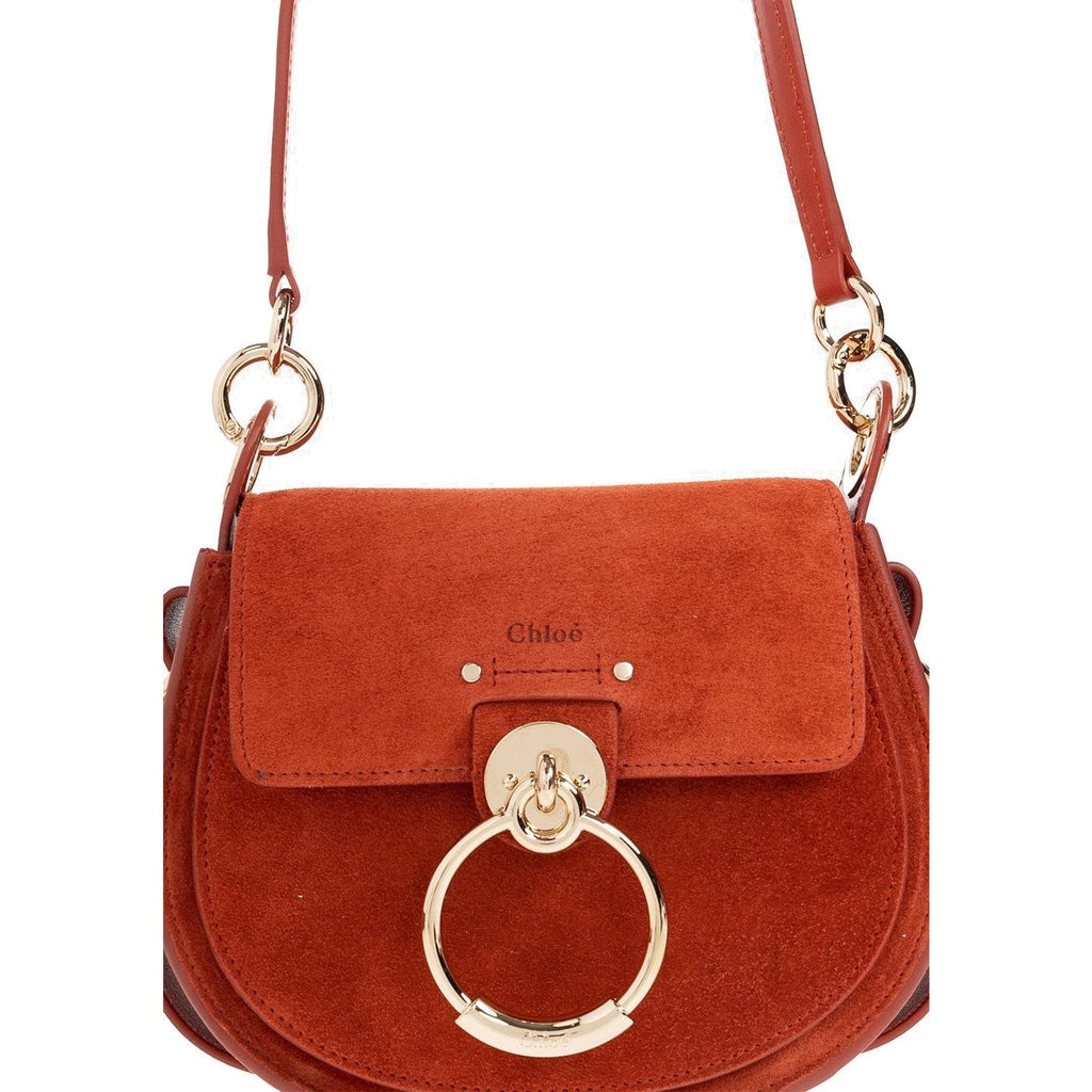 Chloe' Tess Small Shoulder Bag - Orange - Femme