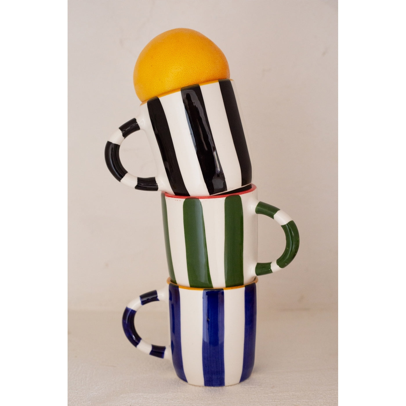 Mug Minerva Green Lines - Vert Et Blanc