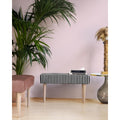 Banc Velvet - Noir Et Blanc