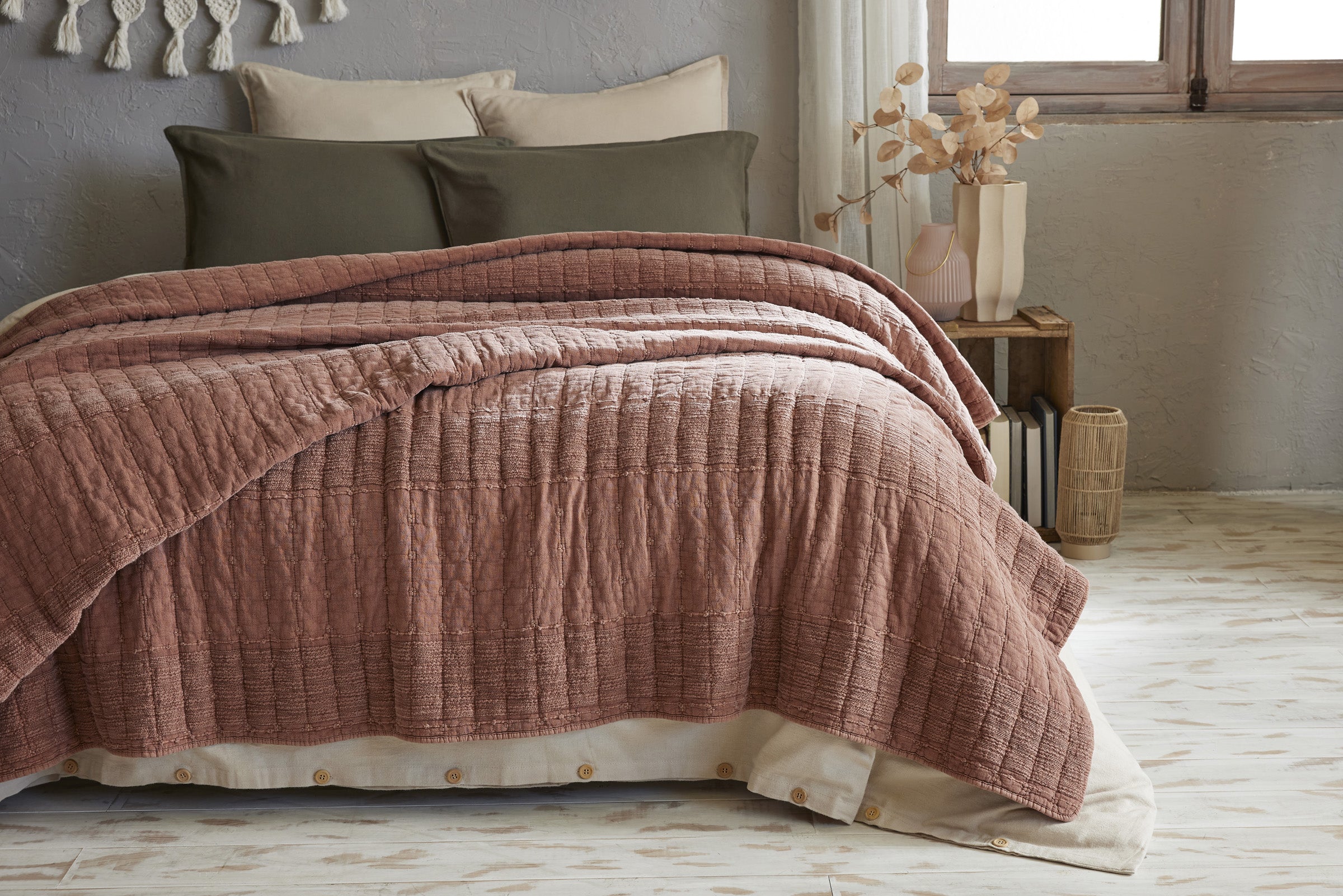 Zelie - Couvre-Lit - Terracotta