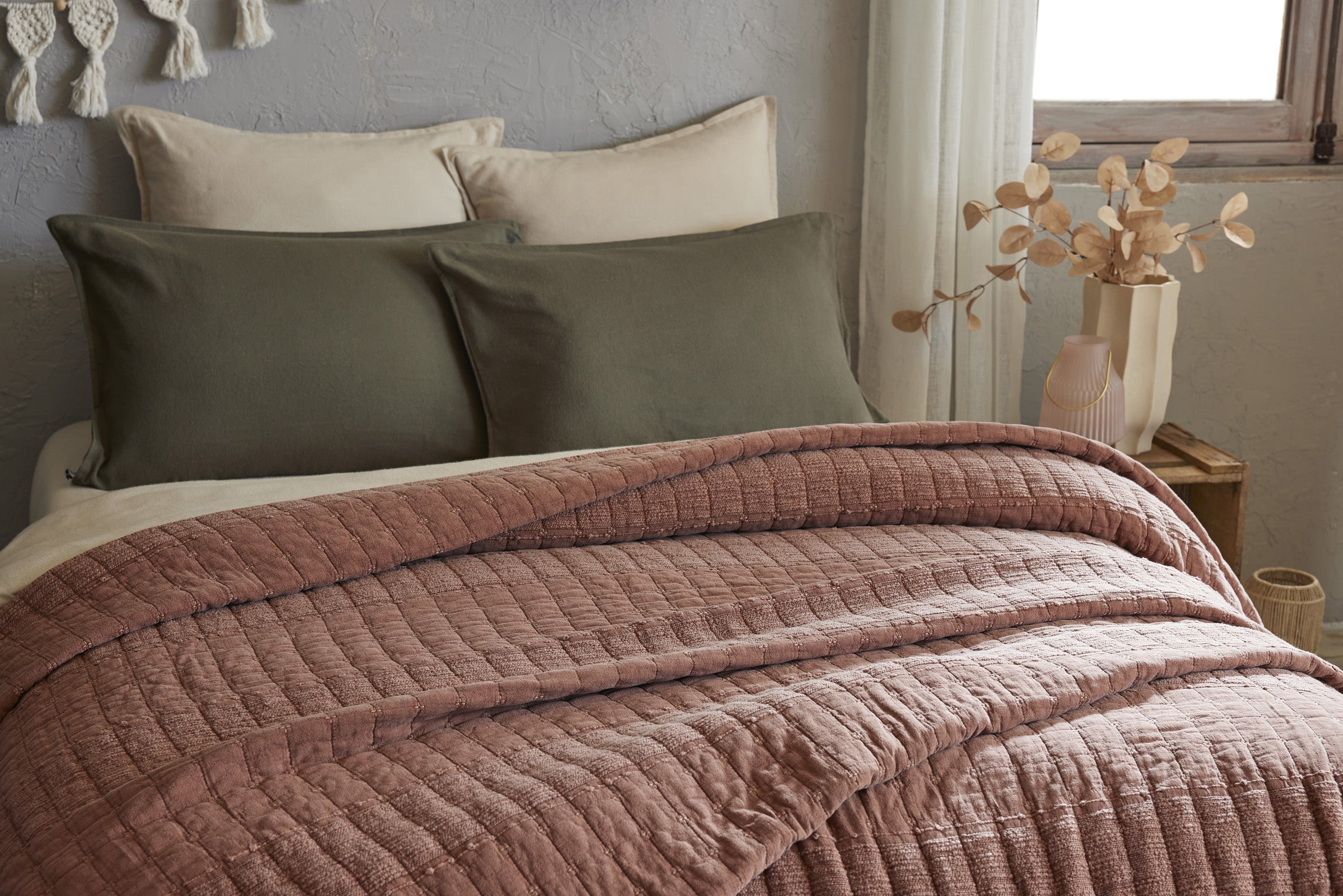 Zelie - Couvre-Lit - Terracotta