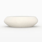 105cm table basse beton blanc maui ovale