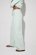 Pantalon Astrid Éclat Menthe, Fabriqué En Italie