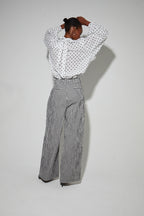 Pantalon Elsa Vichy Fabriqué En Italie