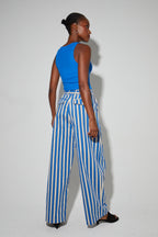 Pantalon Rivieria Blue Fabriqué En Italie