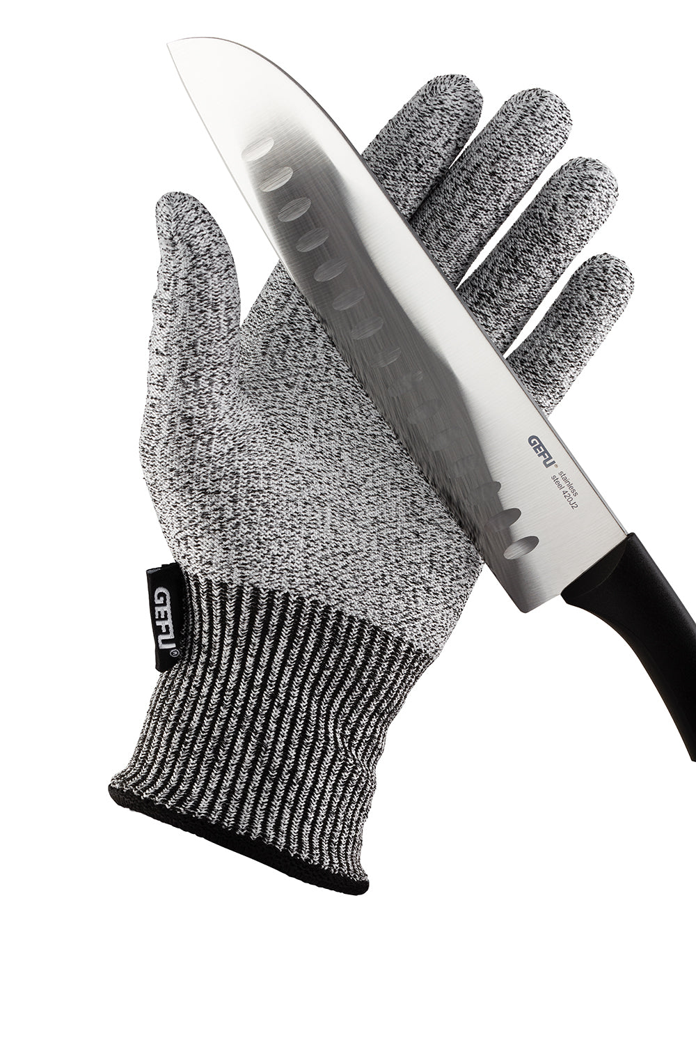 Securo - Gant De Protection Contre Les Coupures - Noir/Gris