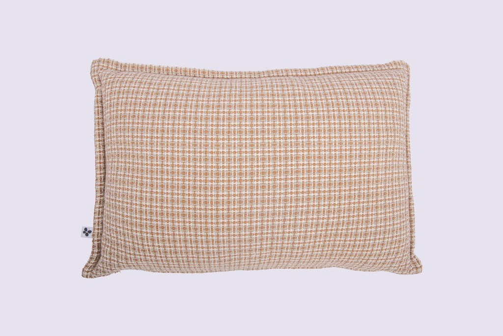 Edgar - Coussin Déhoussable Avec Passepoil - Coton Texturé