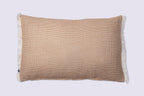 Anton - Coussin Déhoussable Avec Franges - Coton Texturé