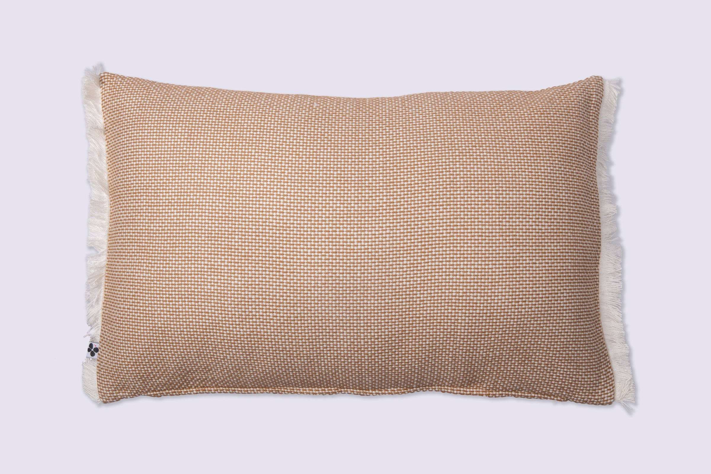 Anton - Coussin Déhoussable Avec Franges - Coton Texturé