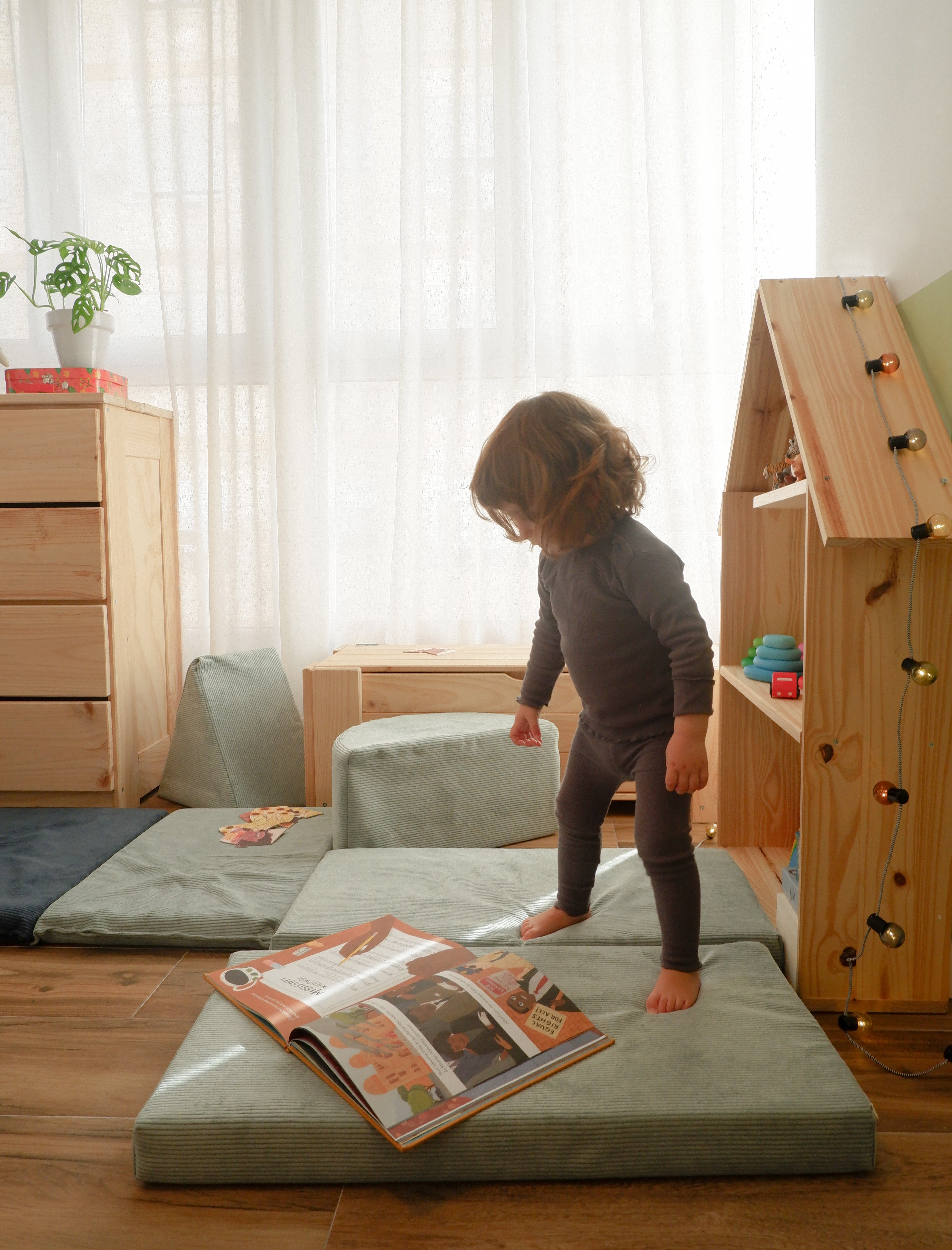 Bloc Psychomoteur Montessori Arc - Aigue-Marine