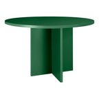 Table De Salle À Manger Ronde Matilda 120 Cm Stratifiée - Cèdre