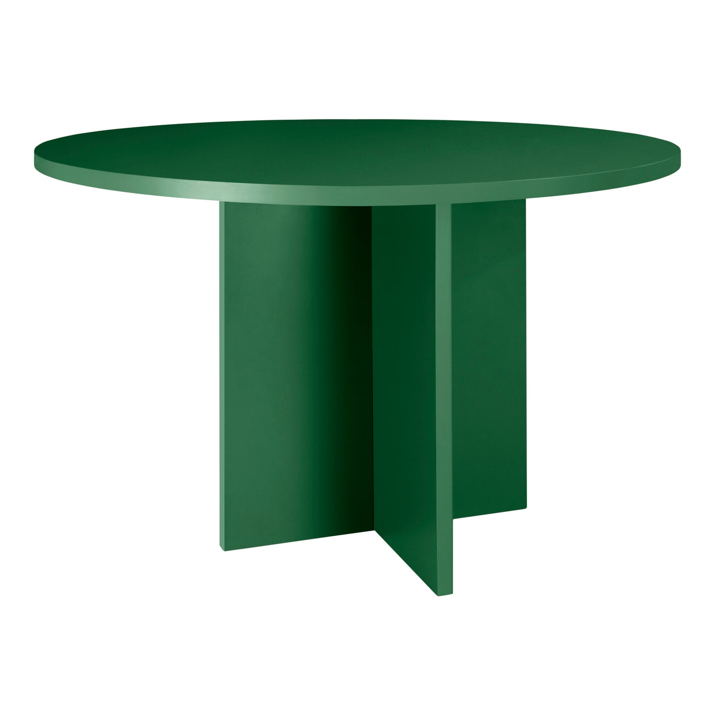 Table De Salle À Manger Ronde Matilda 120 Cm Stratifiée - Cèdre