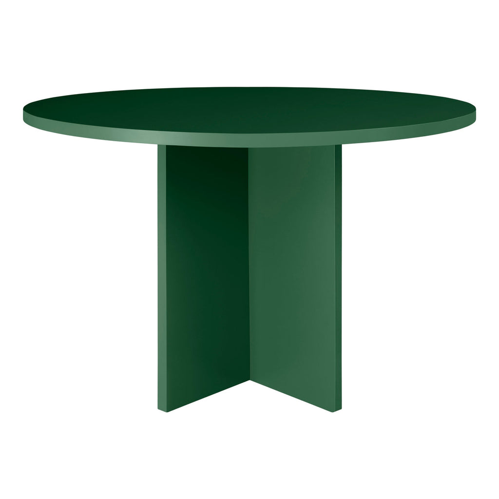 Table De Salle À Manger Ronde Matilda 120 Cm Stratifiée - Cèdre