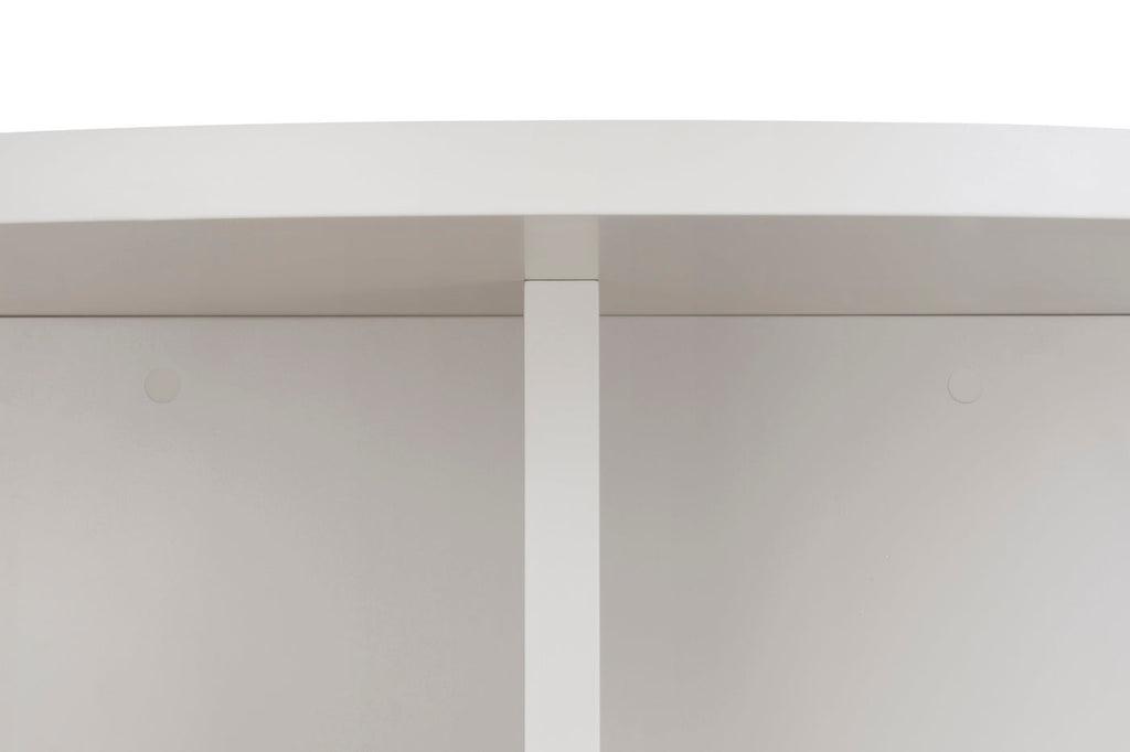 Table De Salle À Manger Ronde Matilda 120 Cm Stratifiée - Taupe