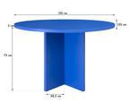 Table De Salle À Manger Ronde Matilda 120 Cm Stratifiée - Pruss