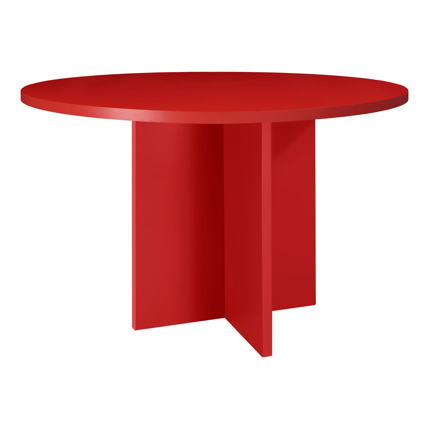 Table De Salle À Manger Ronde Matilda 120 Cm Stratifiée - Flamme