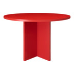 Table De Salle À Manger Ronde Matilda 120 Cm Stratifiée - Flamme