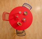 Table De Salle À Manger Ronde Matilda 120 Cm Stratifiée - Flamme