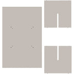 Table De Salle À Manger Matilda Rectangulaire 120 X 90 Cm Stratifiée - Taupe