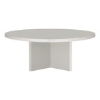 Table Basse Pausa Ronde 100 Cm En Stratifié - Taupe