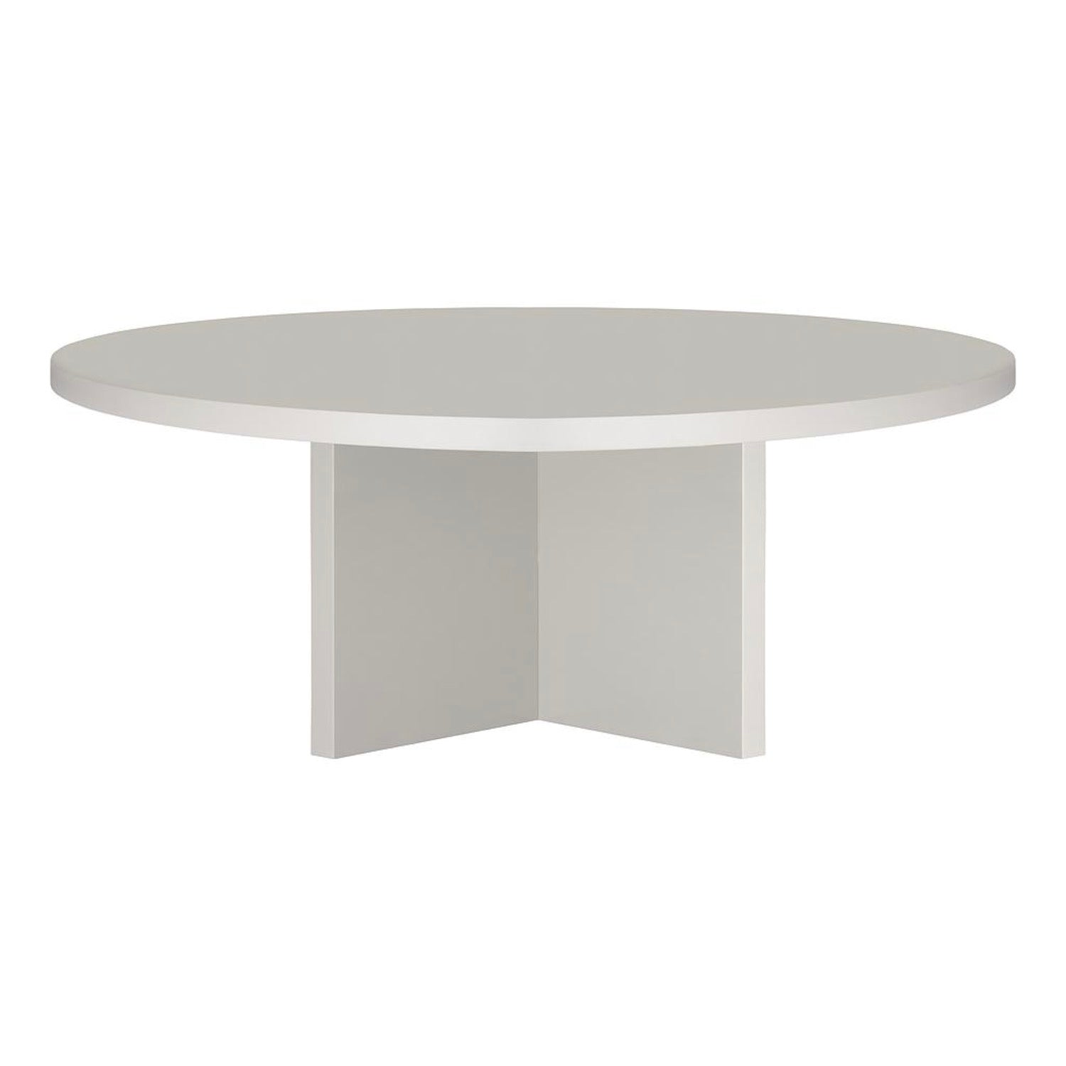Table Basse Pausa Ronde 100 Cm En Stratifié - Taupe