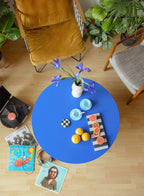 Table Basse Pausa Ronde 100 Cm Stratifiée - Pruss - Prusse