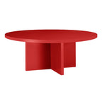 Table Basse Pausa Ronde 100 Cm En Stratifié - Flame - Flame
