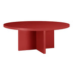 Table Basse Pausa Ronde 100 Cm En Stratifié - Flame - Flame