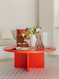 Table Basse Pausa Ronde 100 Cm En Stratifié - Flame - Flame