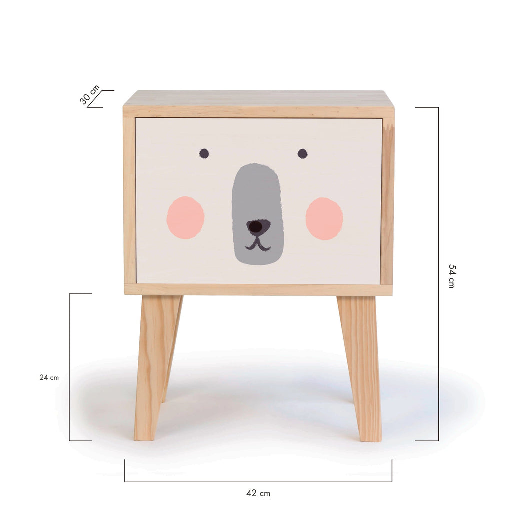 Table de Chevet Montessori - Naturel "Bear"