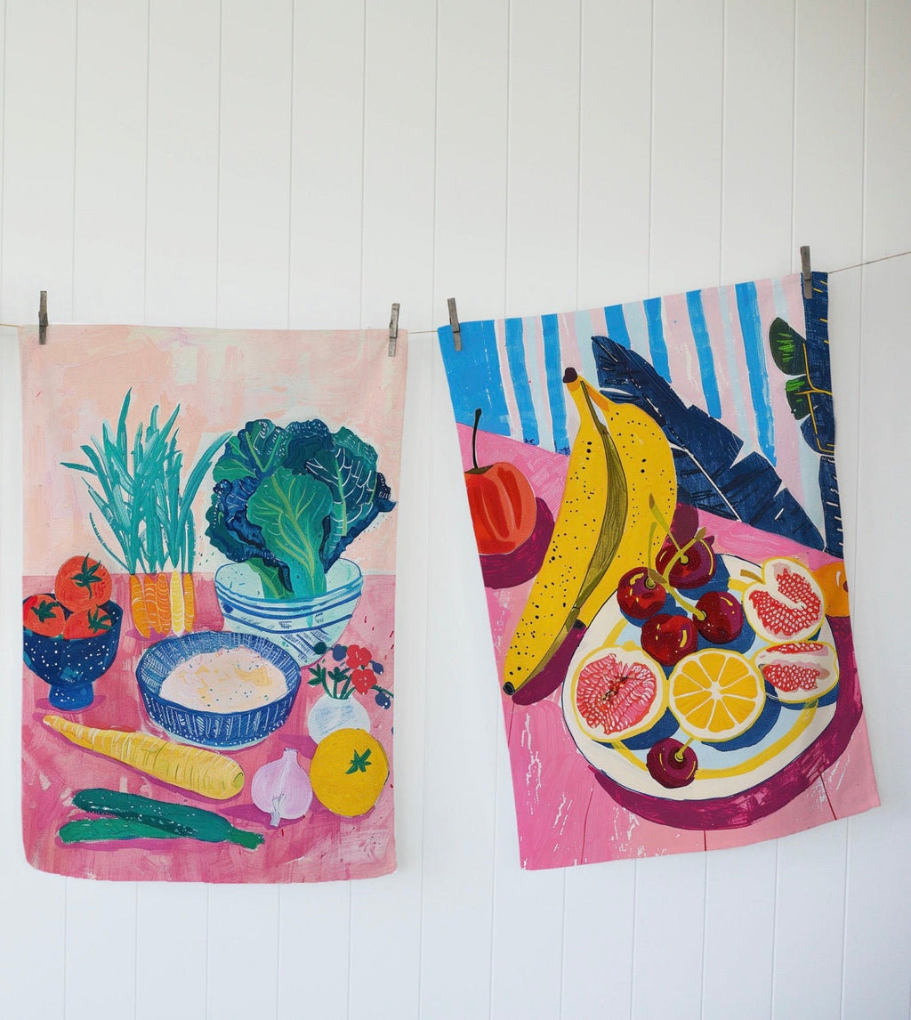 Set De 2 Torchons - Kitchen - Multicolore