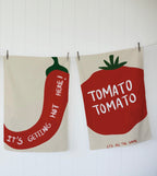 Set De 2 Chiffons - Tomato - Multicolore