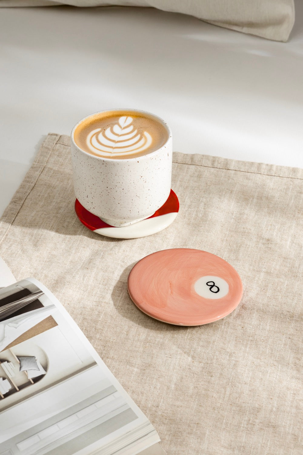 Ensemble De 2 Sous-Verres En Céramique - Ball Pads - Multicolore