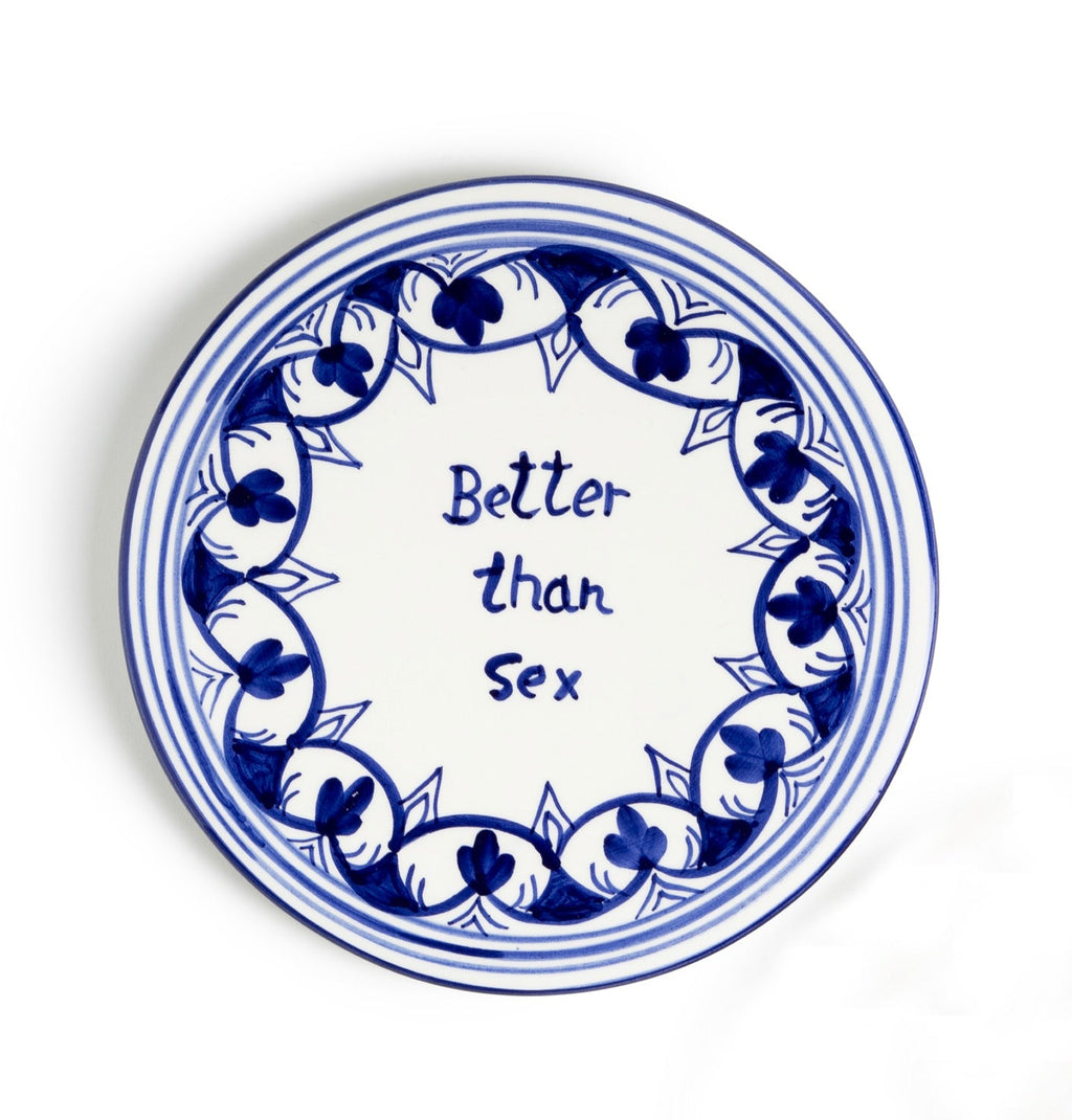 Assiette Décorative - Better Than Sex - Multicolore