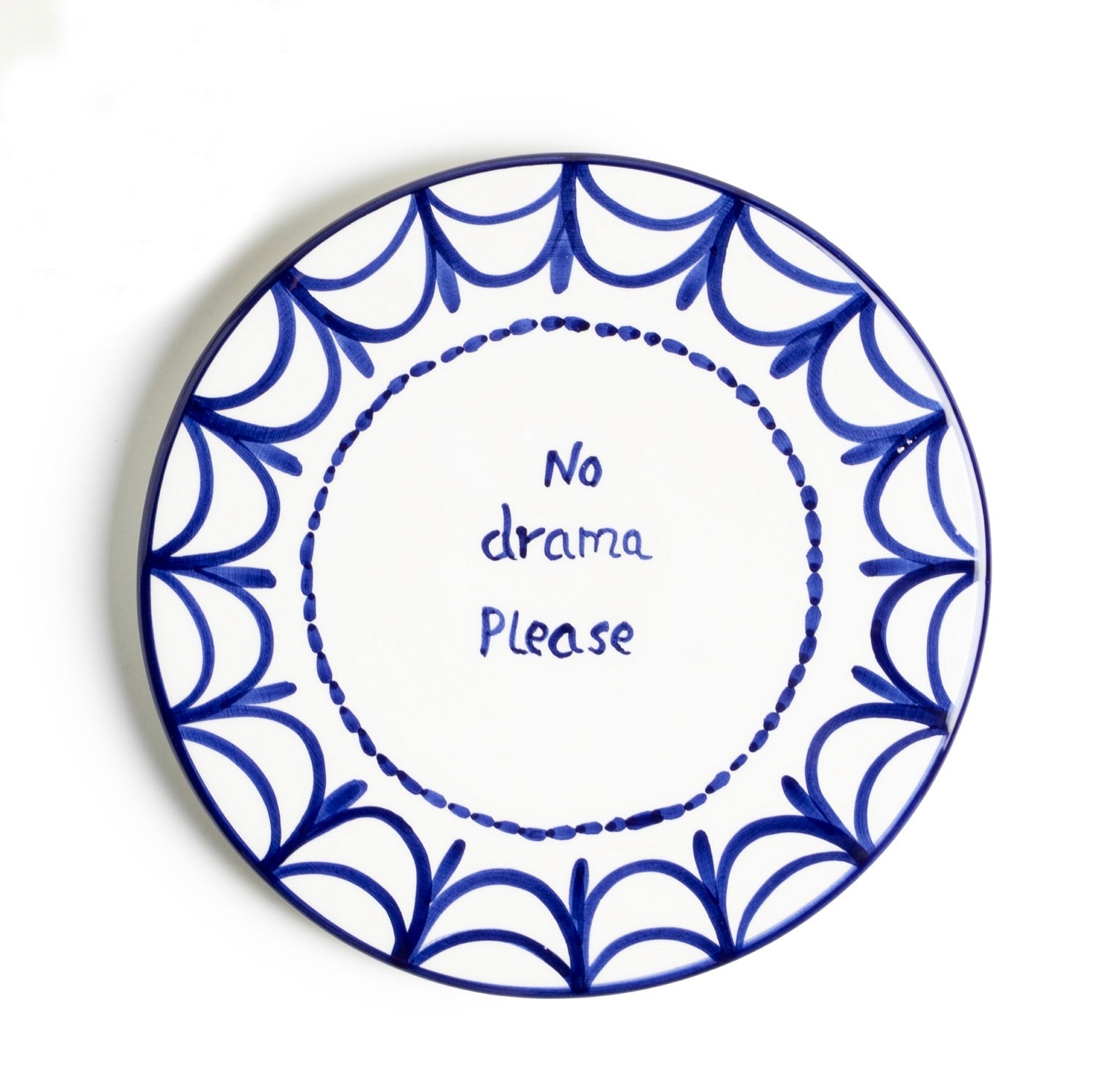 Assiette Décorative - No Drama - Multicolore