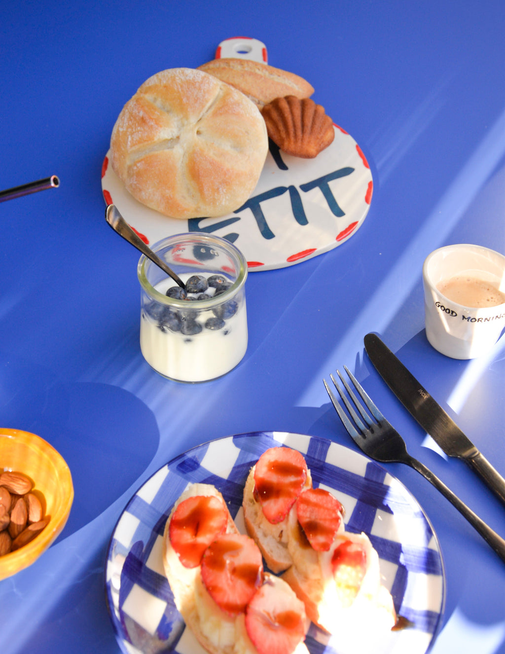Planche À Découper En Céramique Mots - Bon Appetit - Multicolore