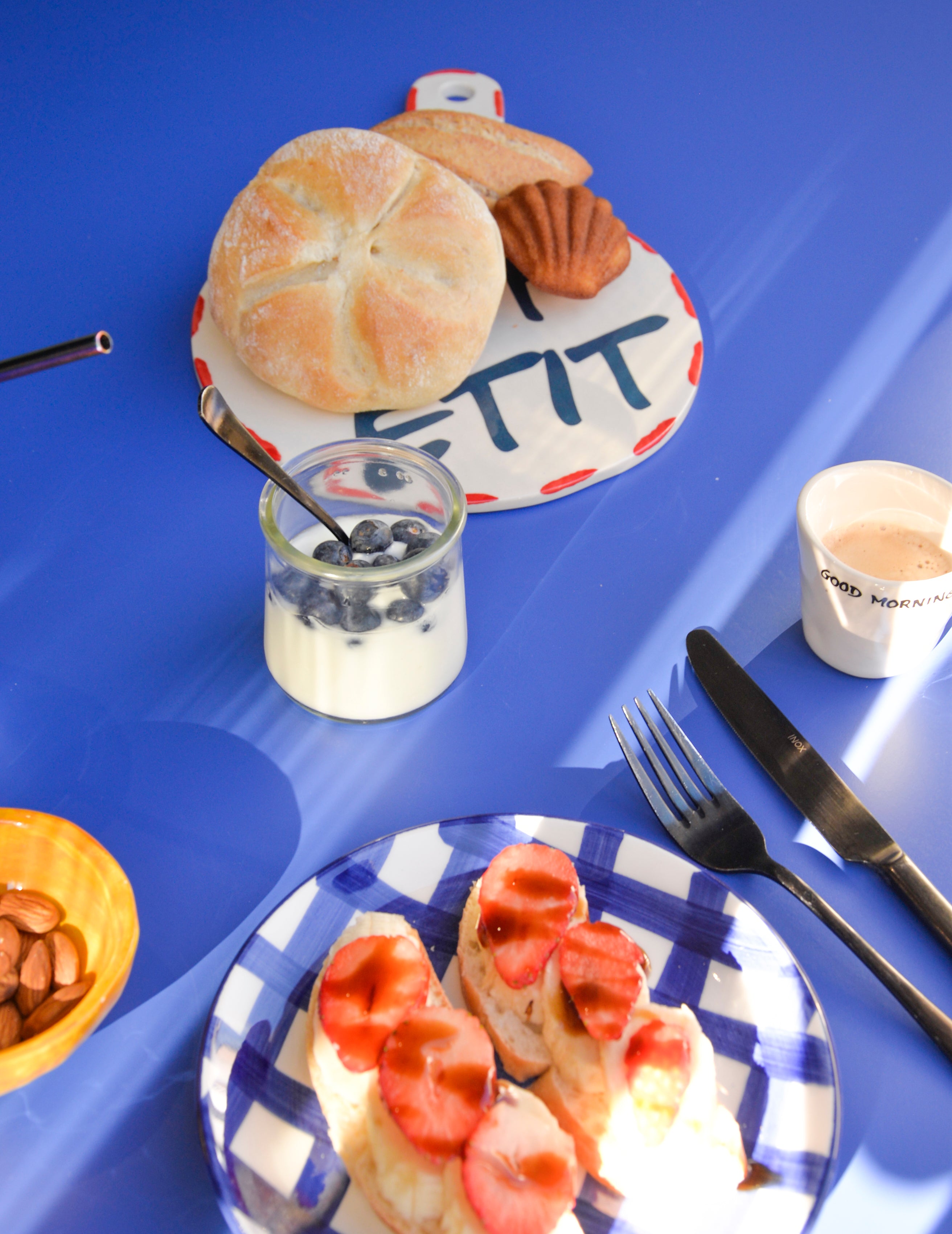 Planche À Découper En Céramique Mots - Bon Appetit - Multicolore