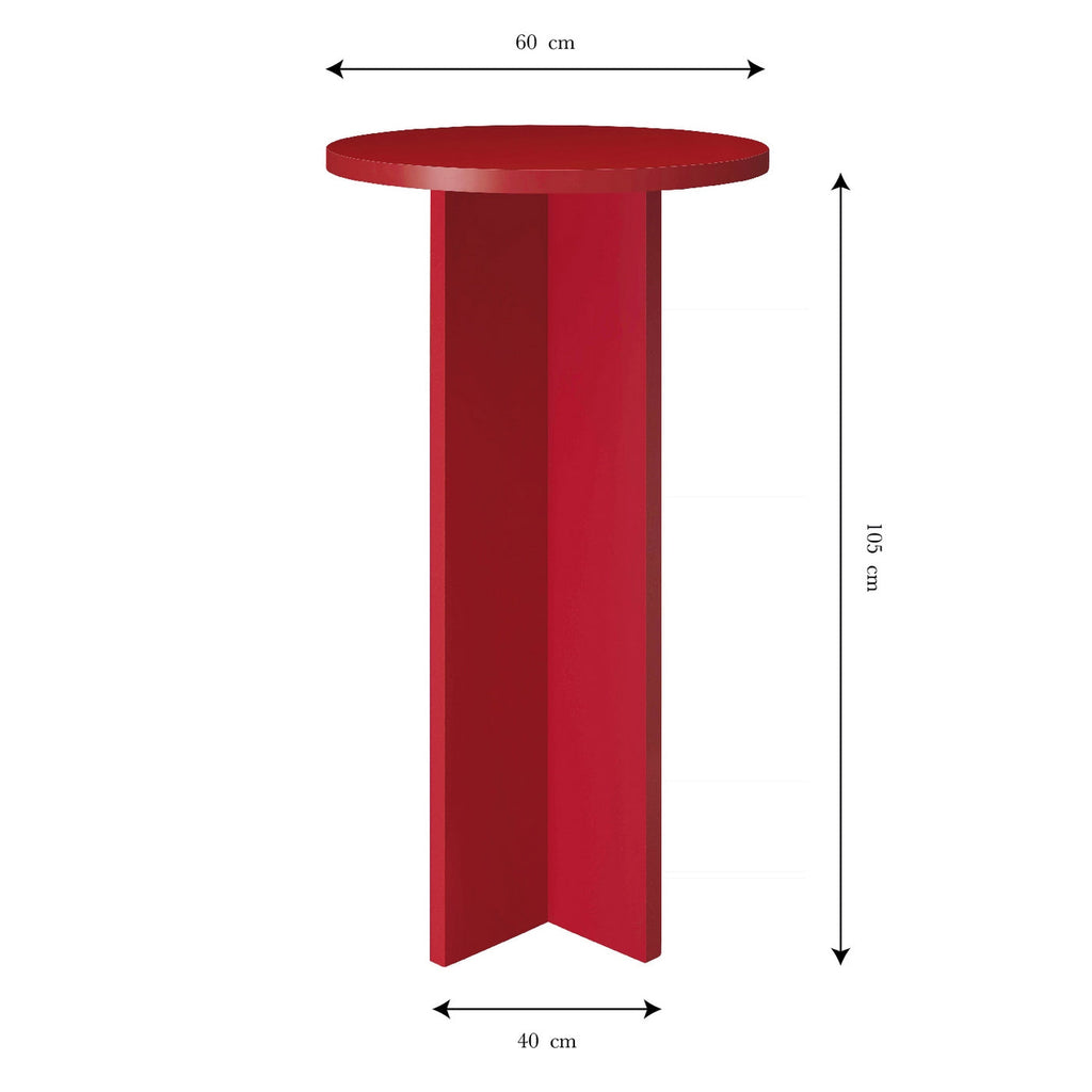 Table Haute Ronde Chinchin 60 Cm - Flamme