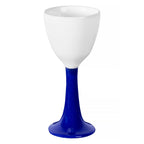 Ceramic Wine Glass "Salut" - White - Multicolor