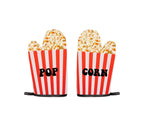 Set 2 Manoplas Cocina - Pop Corn - Multicolor