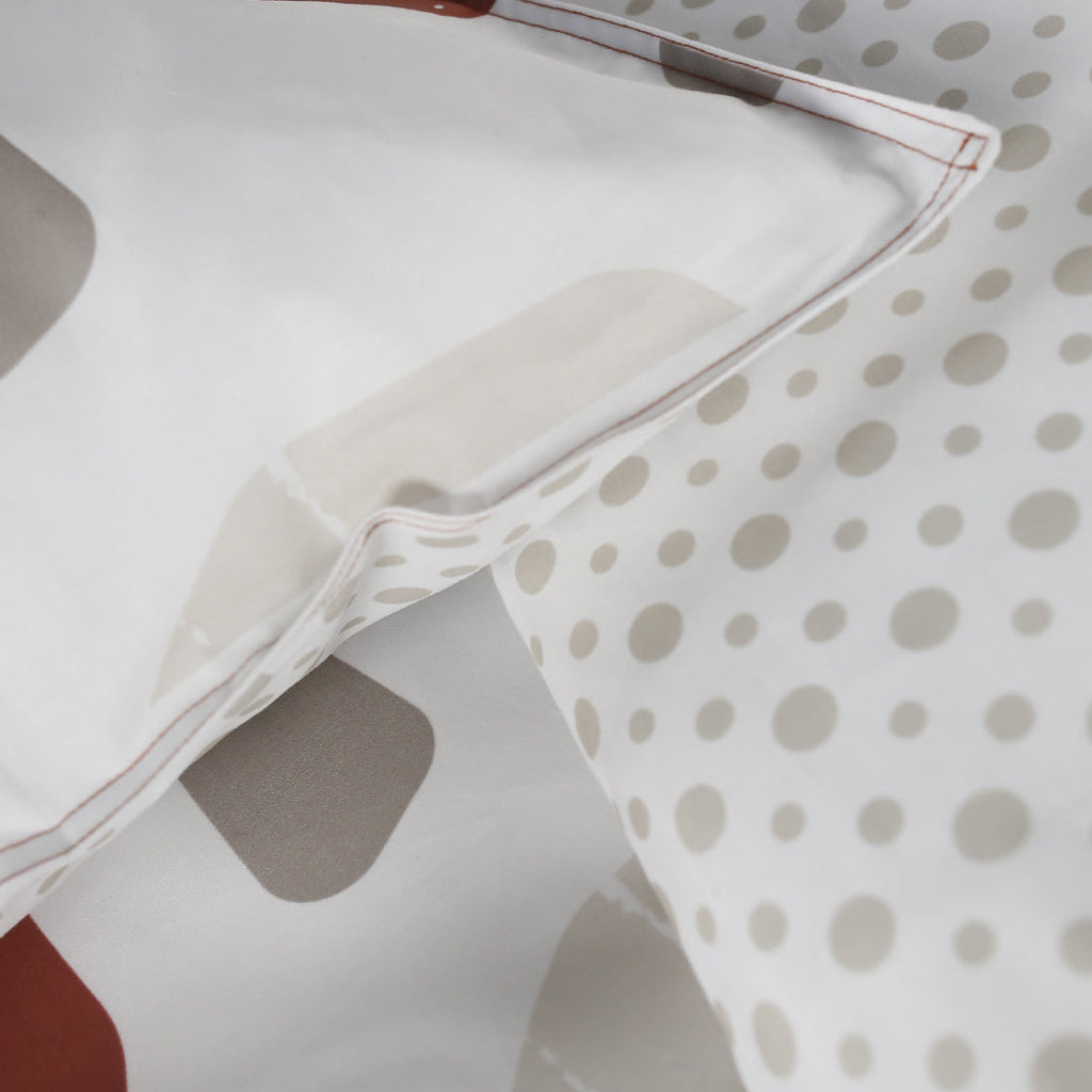 Sunshine - Parure De Lit Motif 7.6 - Blanc