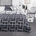 Sunshine - Parure De Lit Motif 7.11 - Noir