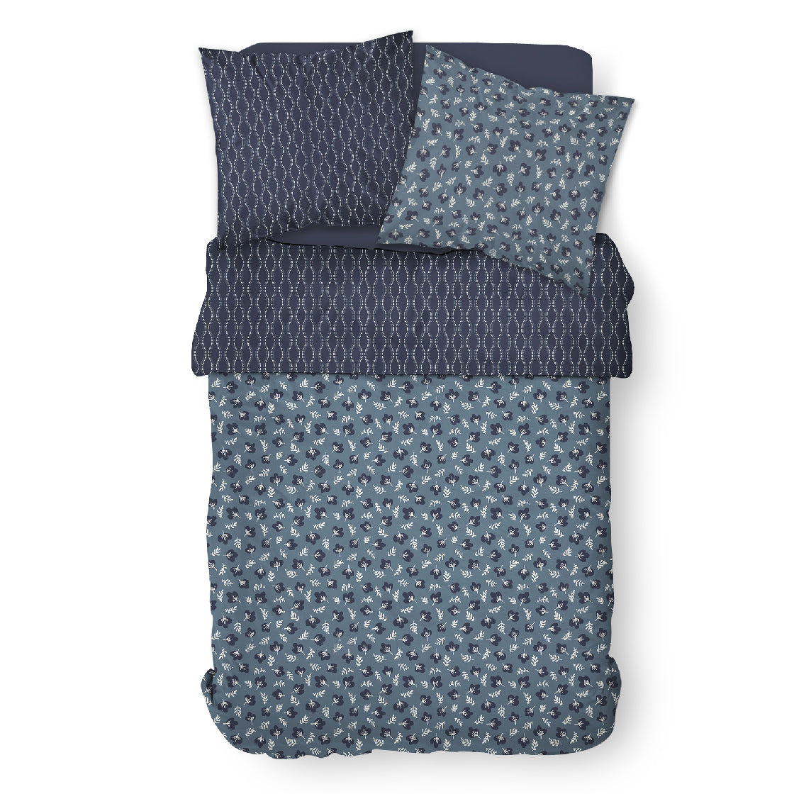 Sunshine - Parure De Lit Motif 7.16 - Bleu