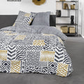 Sunshine - Parure De Lit Motif 7.52 - Noir