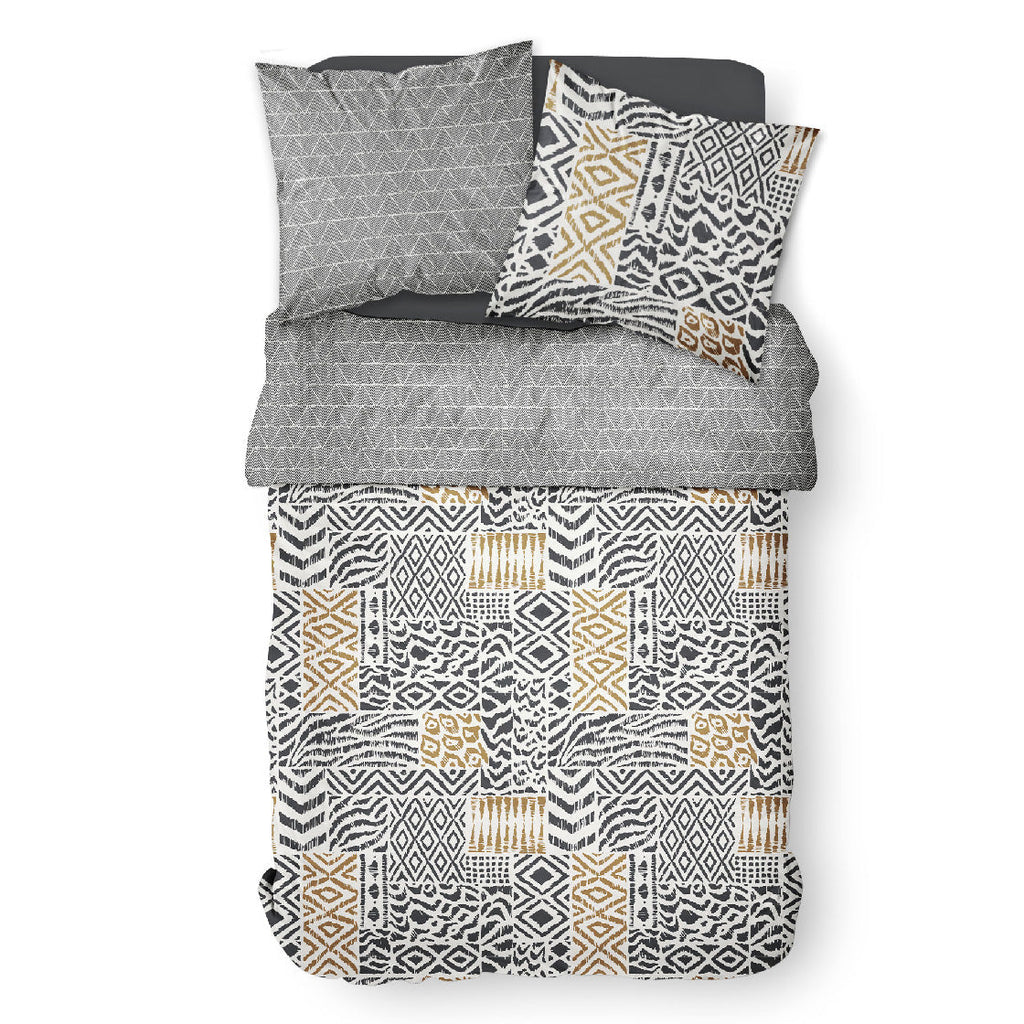 Sunshine - Parure De Lit Motif 7.52 - Noir