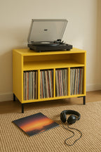 Meuble Vinyle "Bowie" - Jaune