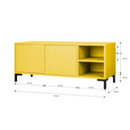 Meuble Tv Mirko 113 Cm - Jaune