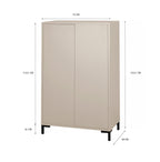 Meuble Organisateur Multi-Usages Verner - Taupe