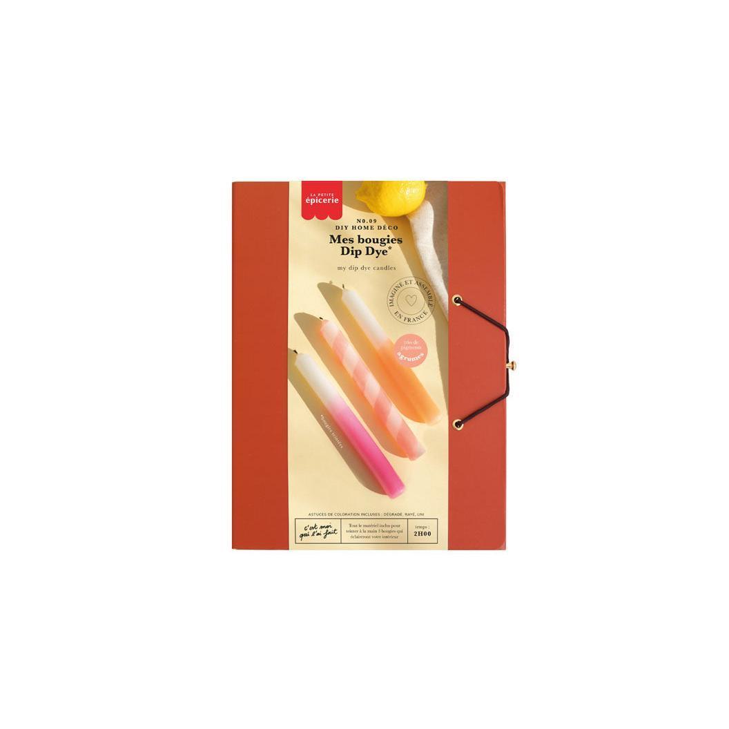 Kit Diy Home Déco - Mes Bougies Dip Dye - Agrumes